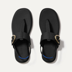 The T¨CStrap Sandal - Black