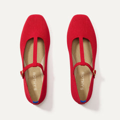 The T¨CStrap Mary Jane - Red Crisp