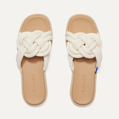 The Summer Sandal - White Sand