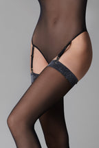 Bas jarretières Lurex 20D - Legwear
