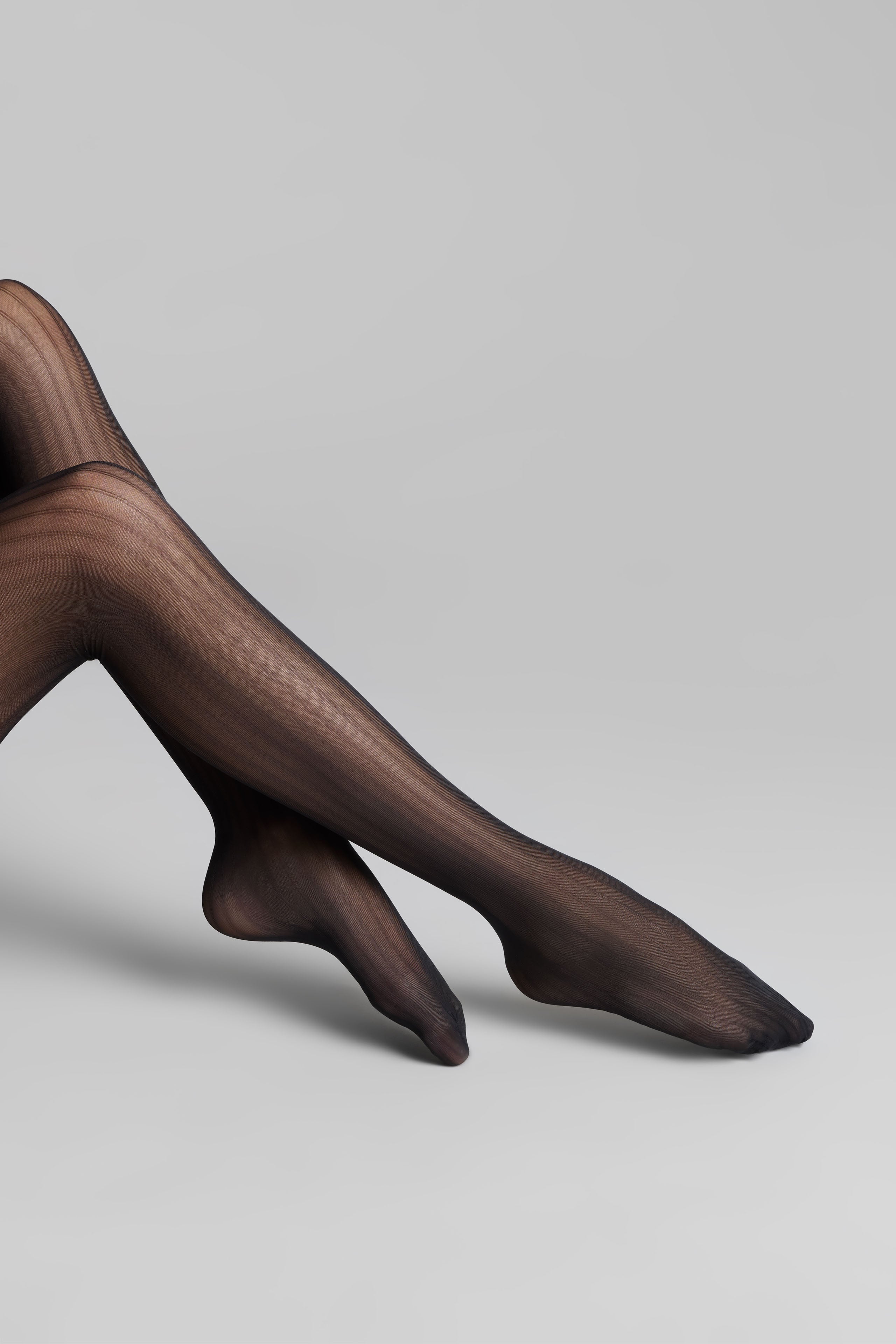 Collants illusion rayures 30D - Legwear