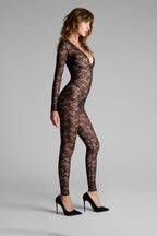 Catsuit manches longues Col V - Flashback