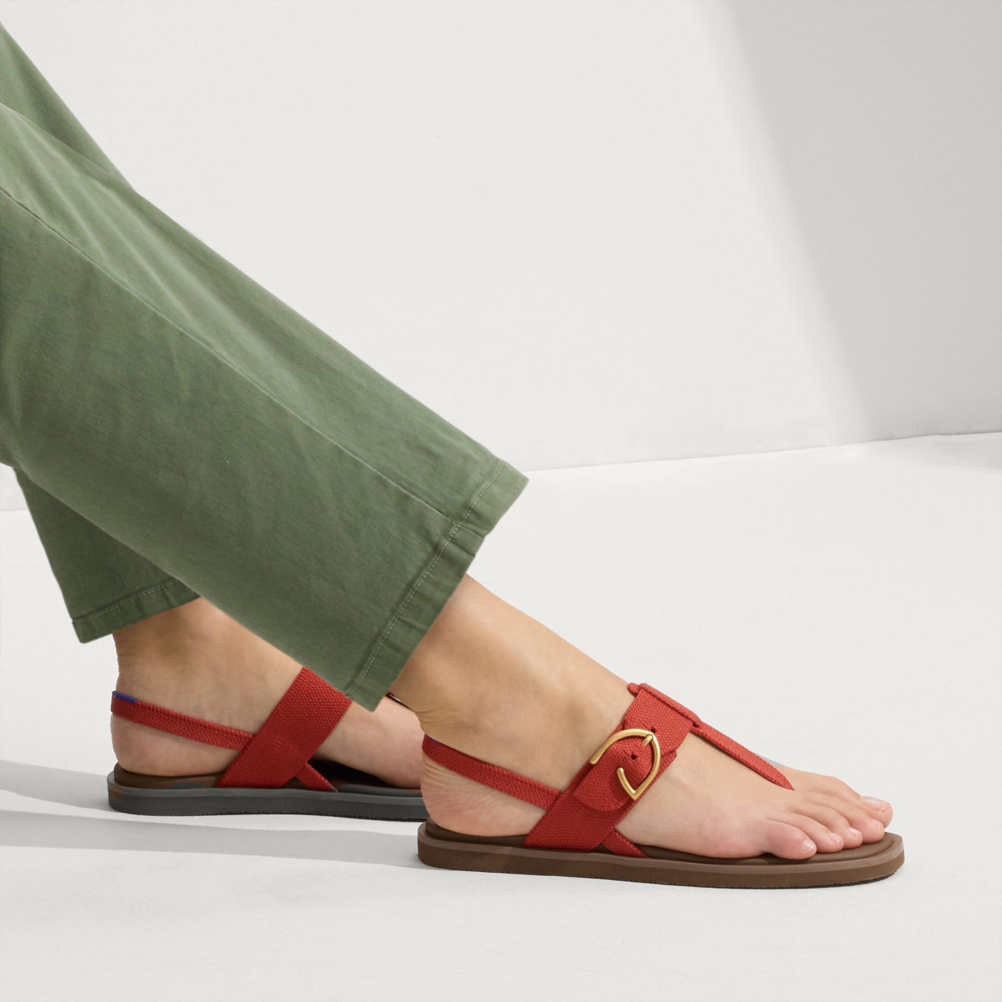The T¨CStrap Sandal - Brick