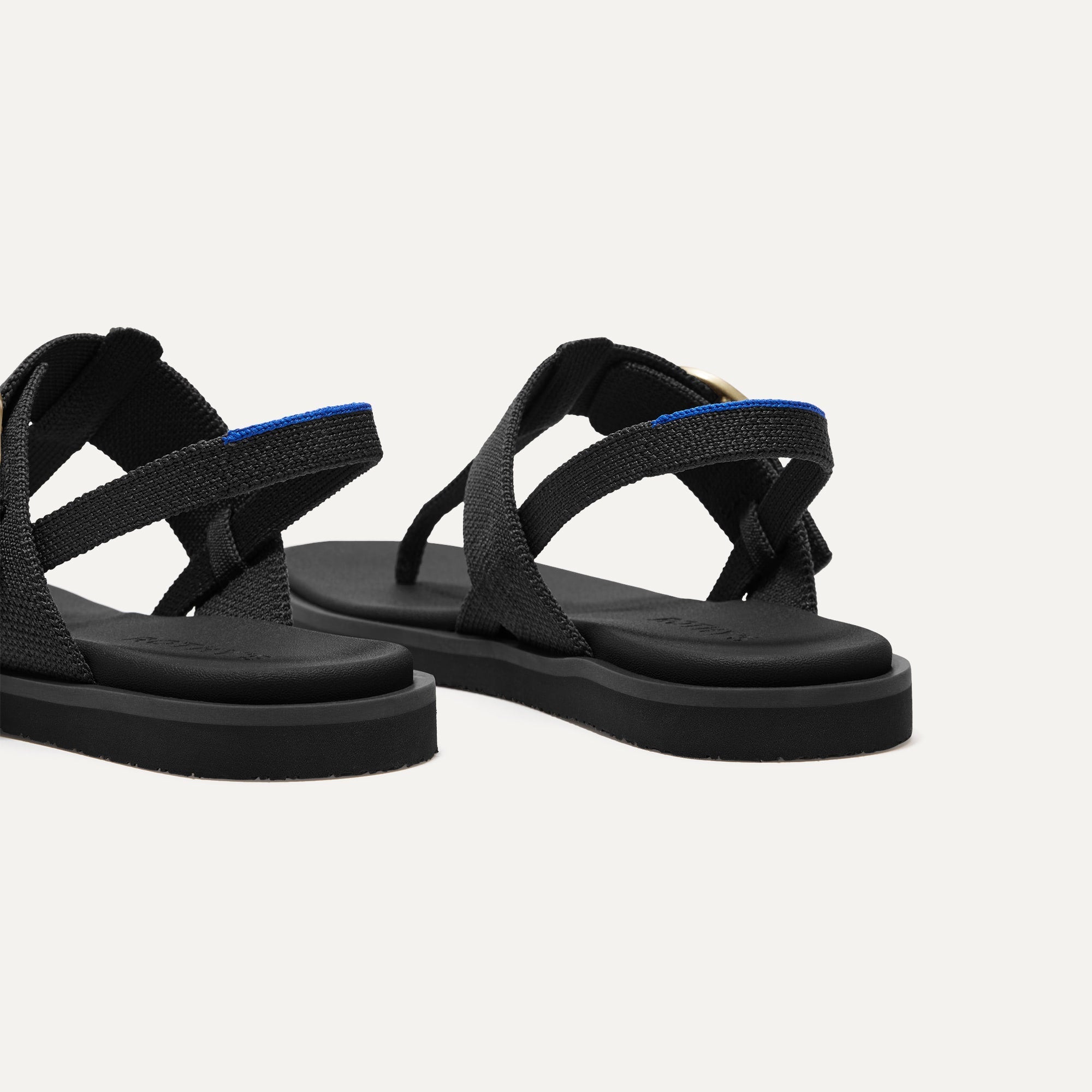 The T¨CStrap Sandal - Black