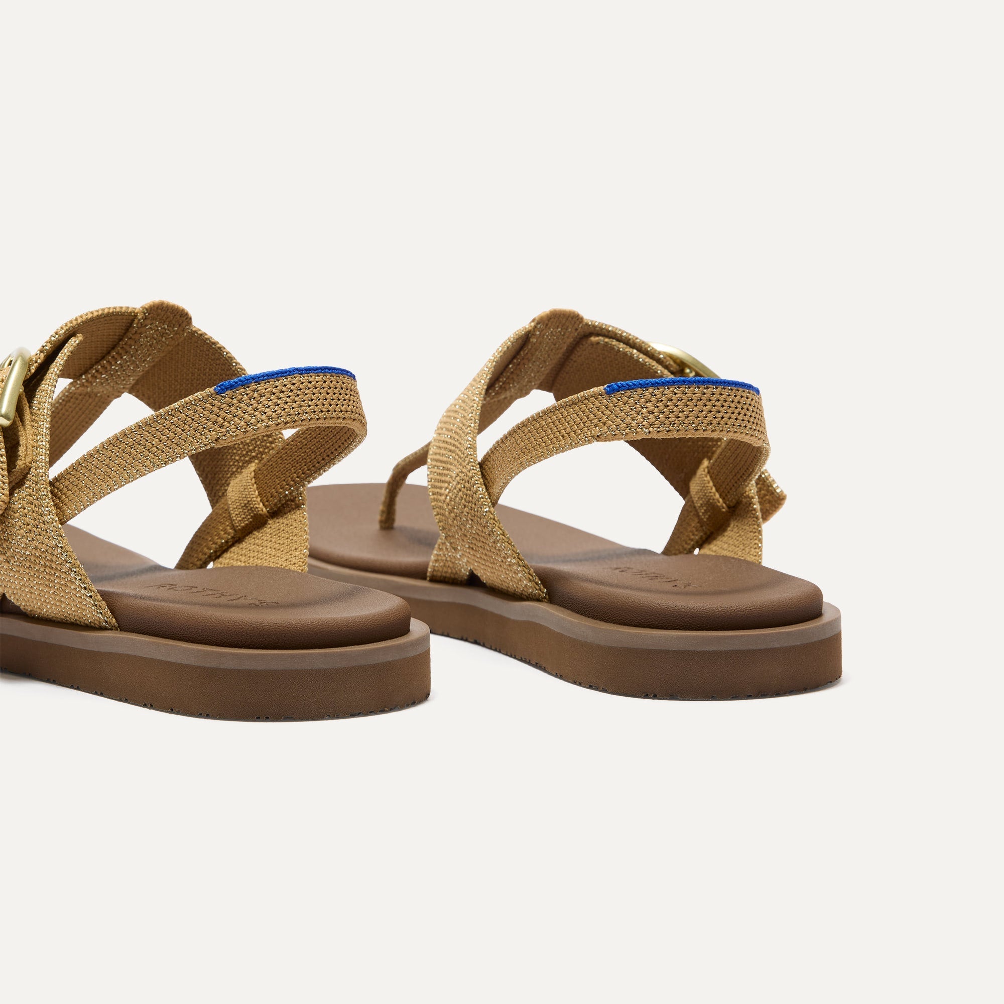 The T¨CStrap Sandal - Metallic Golden Sun