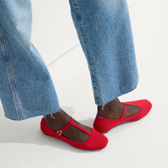 The T¨CStrap Mary Jane - Red Crisp