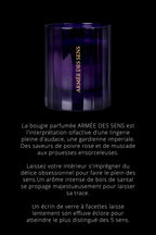 Bougie d'ambiance notes Orientales - Armée des Sens