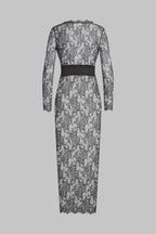 Robe longue cache-cœur - Rendez-Vous Privé