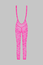 Catsuit dos ouvert - Flashback Néon