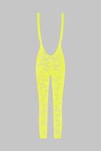 Catsuit dos ouvert - Flashback Néon
