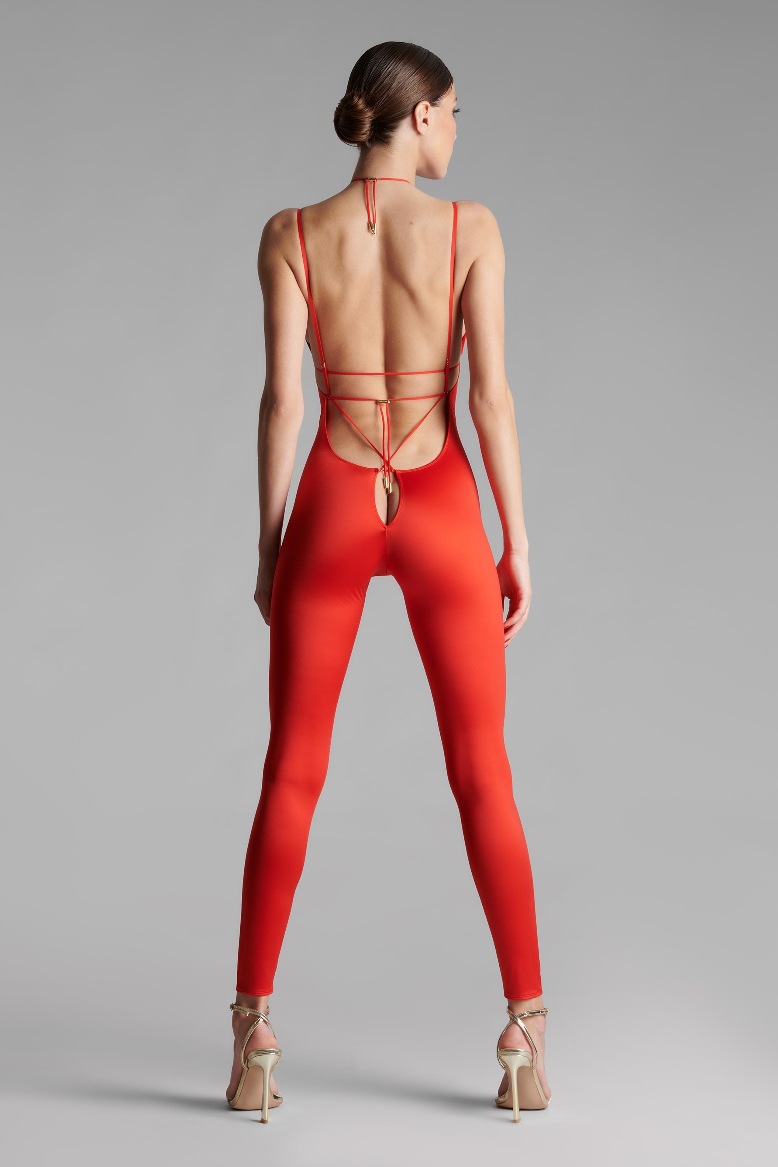 Catsuit bretelles dos ouvert - French Kiss