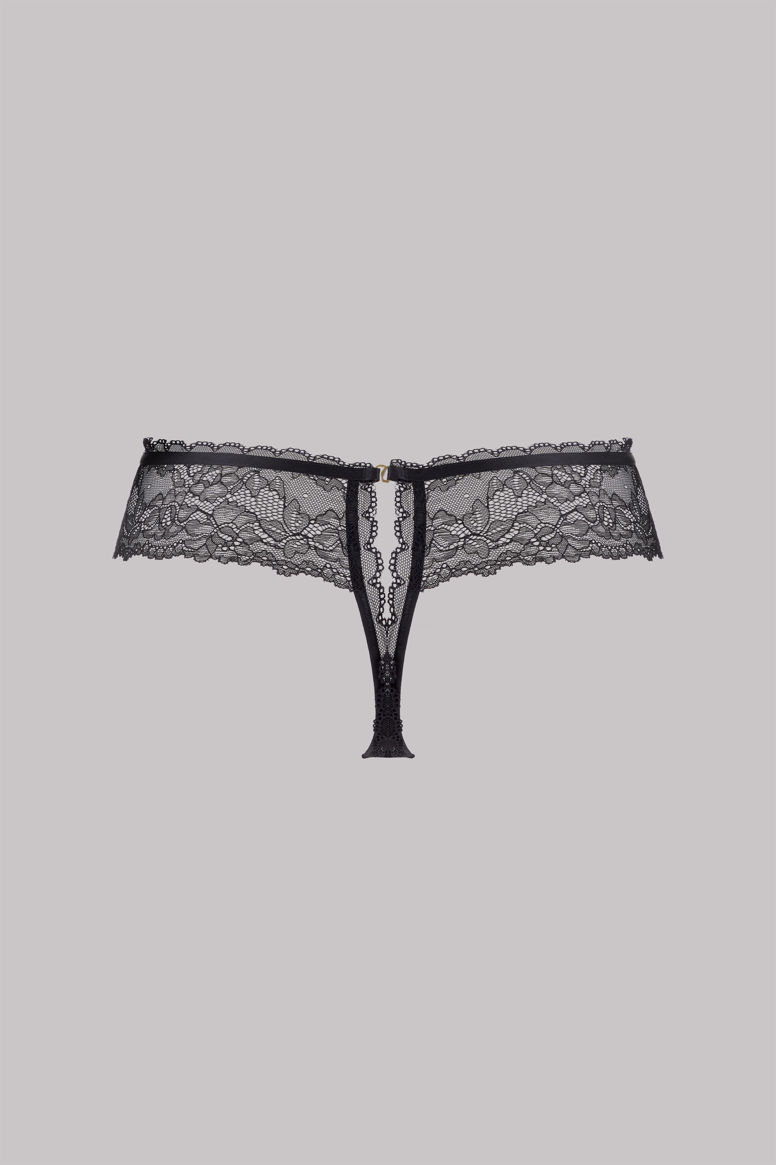 String tanga ouvrable - Le Petit Secret Dentelle