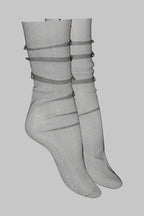 Chaussettes pois Or - Legwear