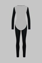 Catsuit manches longues dos transparent - Pure Tentation