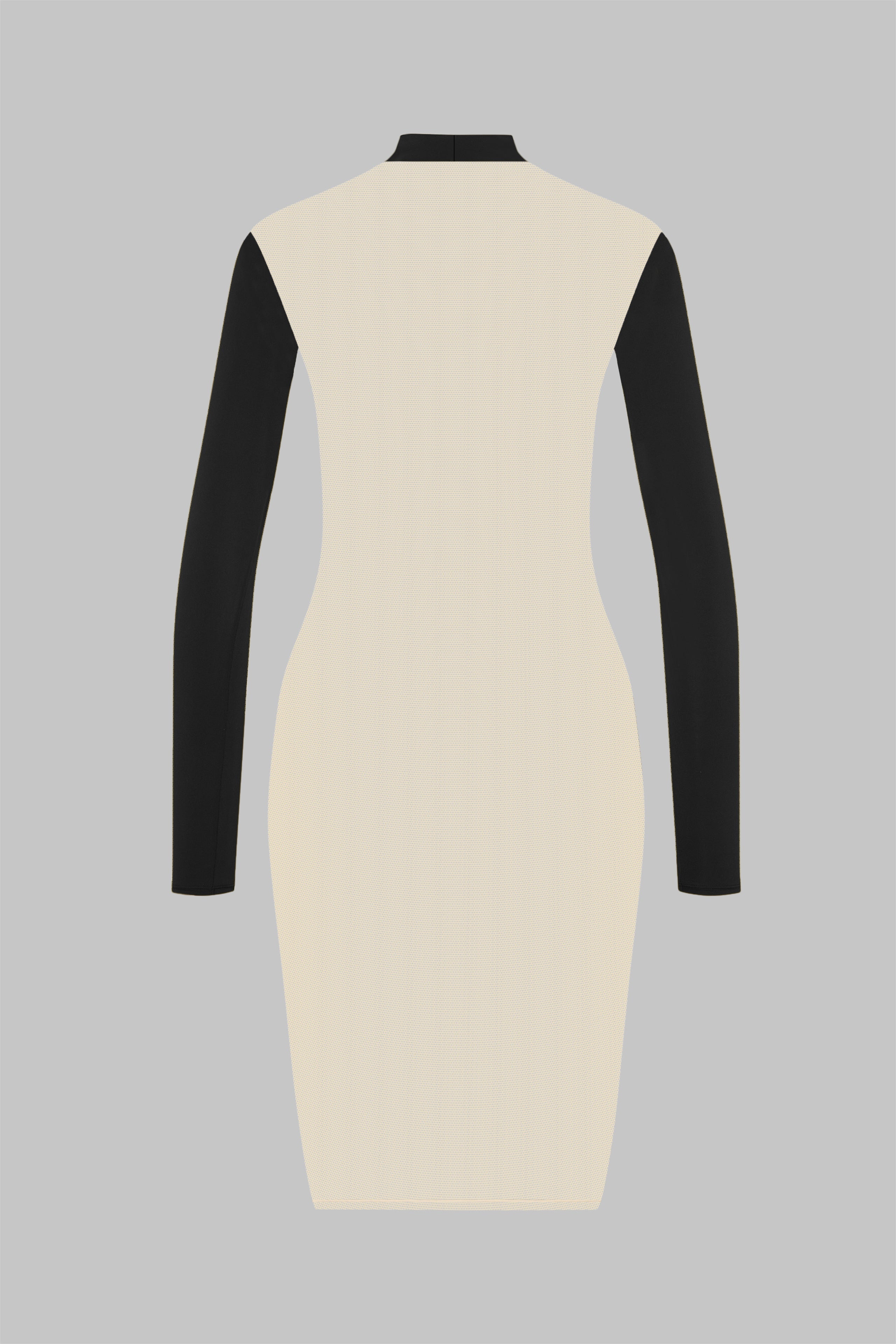 Robe manches longues dos transparent - Pure Tentation