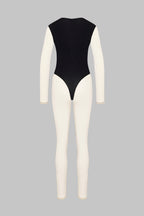 Catsuit col V manches longues - Pure Tentation