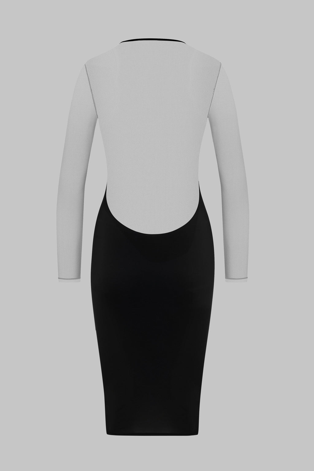 Robe midi manches longues col V - Pure Tentation