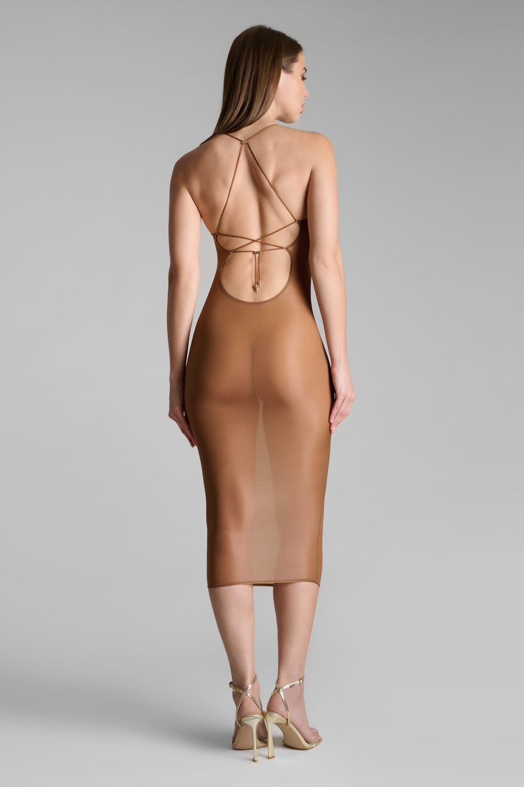 Robe midi dos ouvert - French Kiss Light