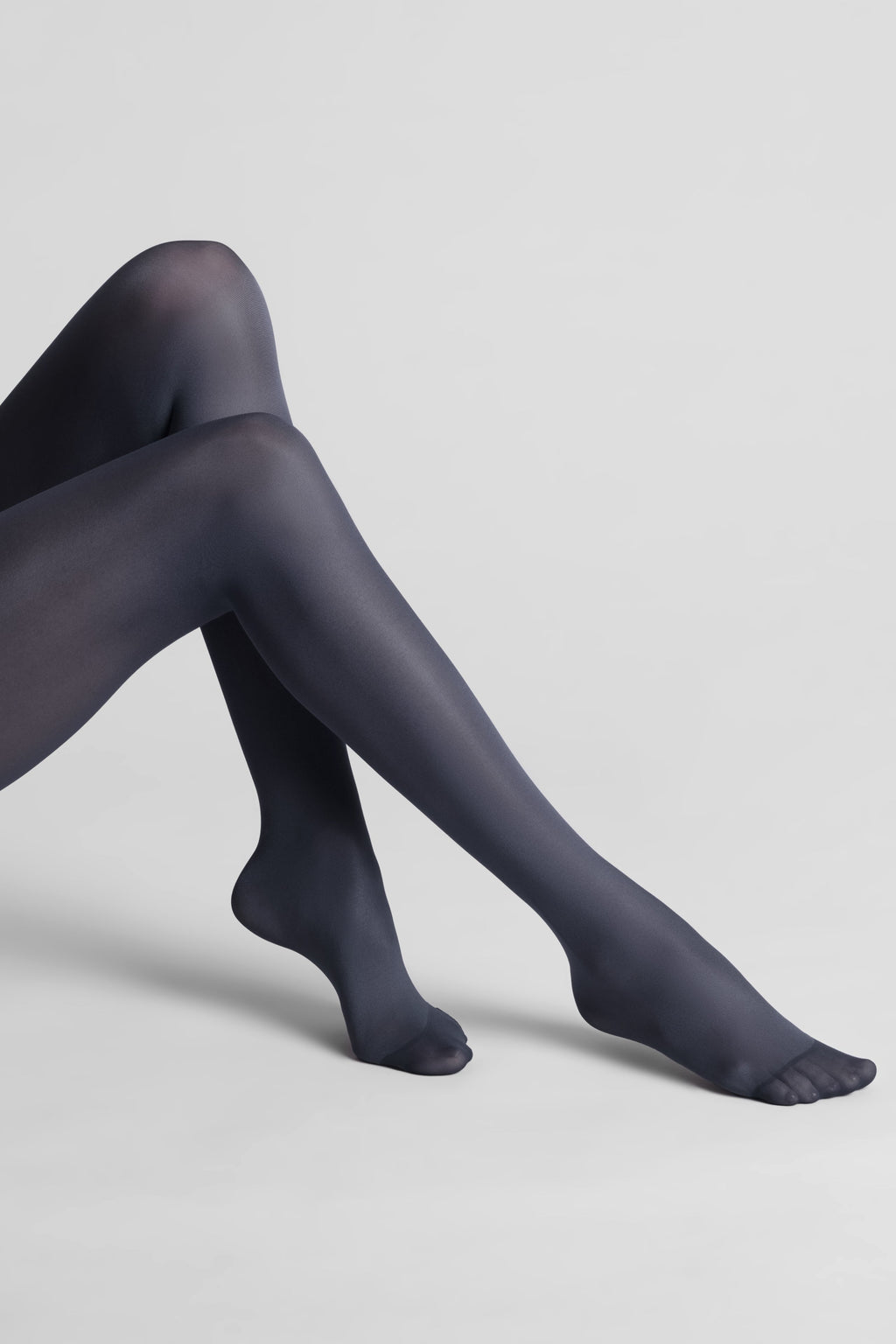 Bas Coupés Roulés 40D - Gris - LEGWEAR