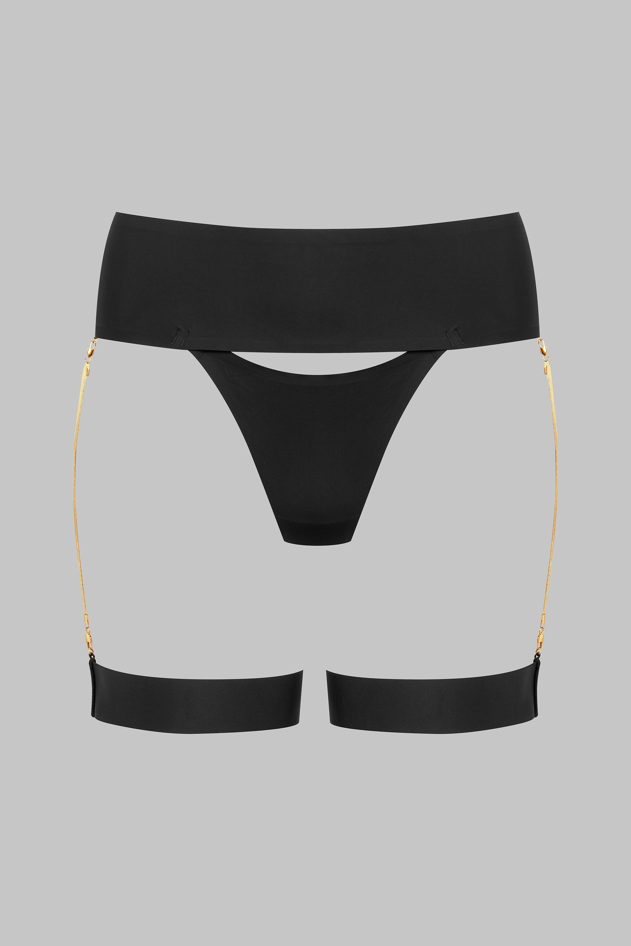 Tanga Jarretières Bijoux - Tapage Nocturne