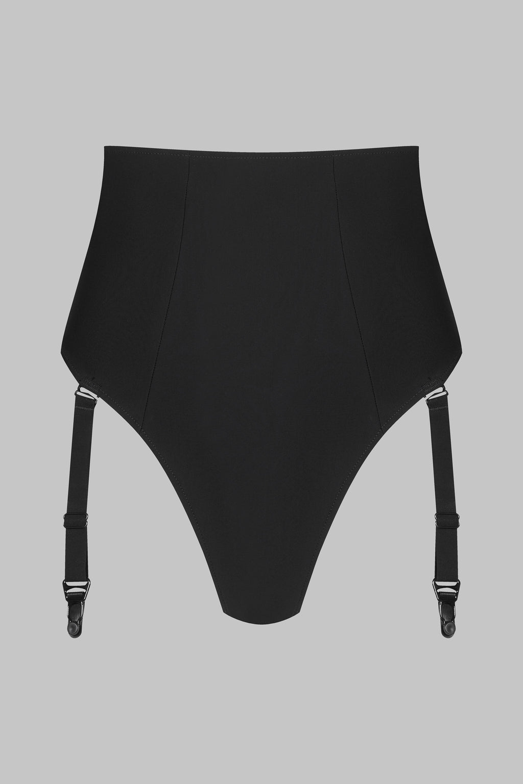 Tanga taille haute porte-jarretelle - Nuit Infinie