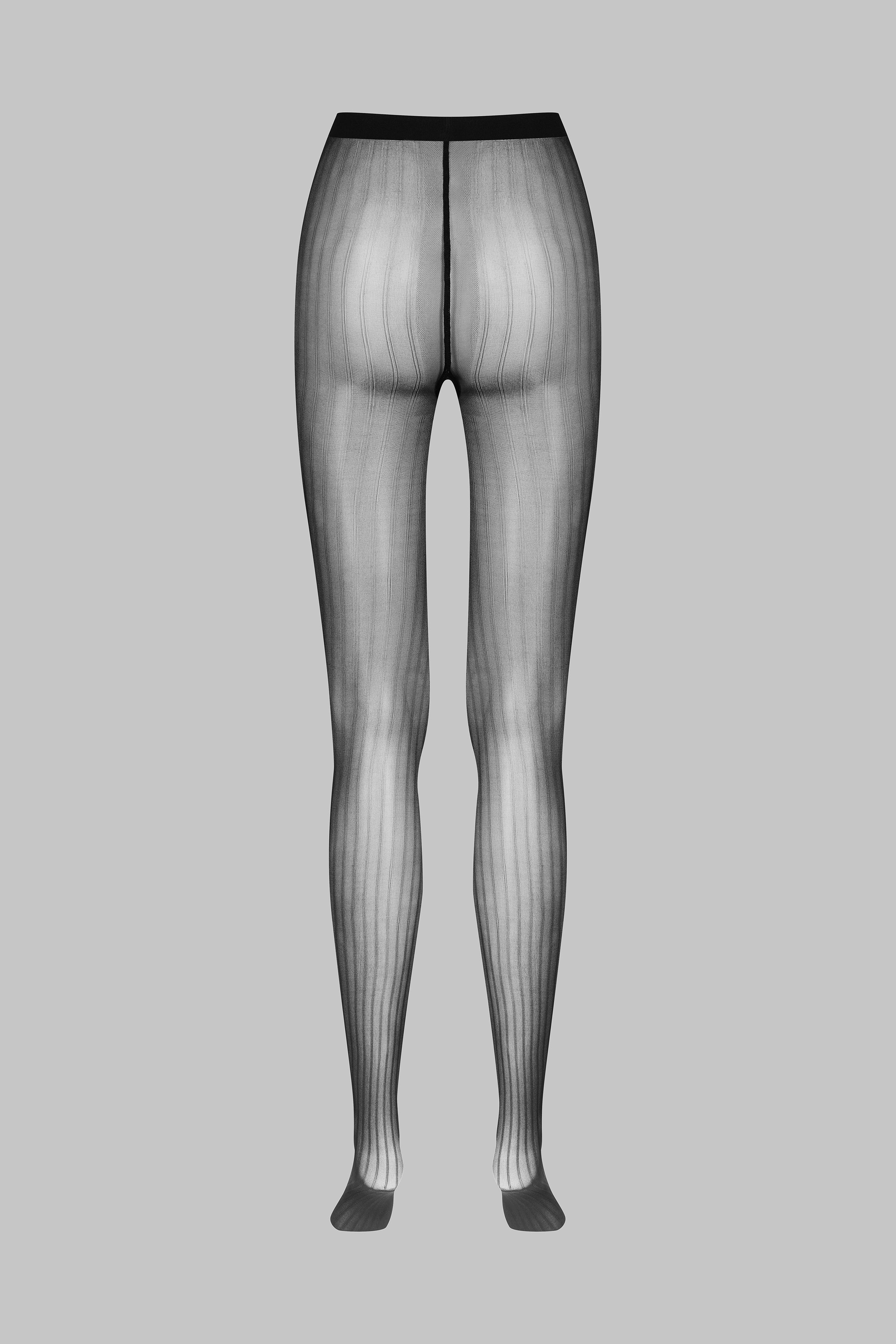 Collants illusion rayures 30D - Legwear