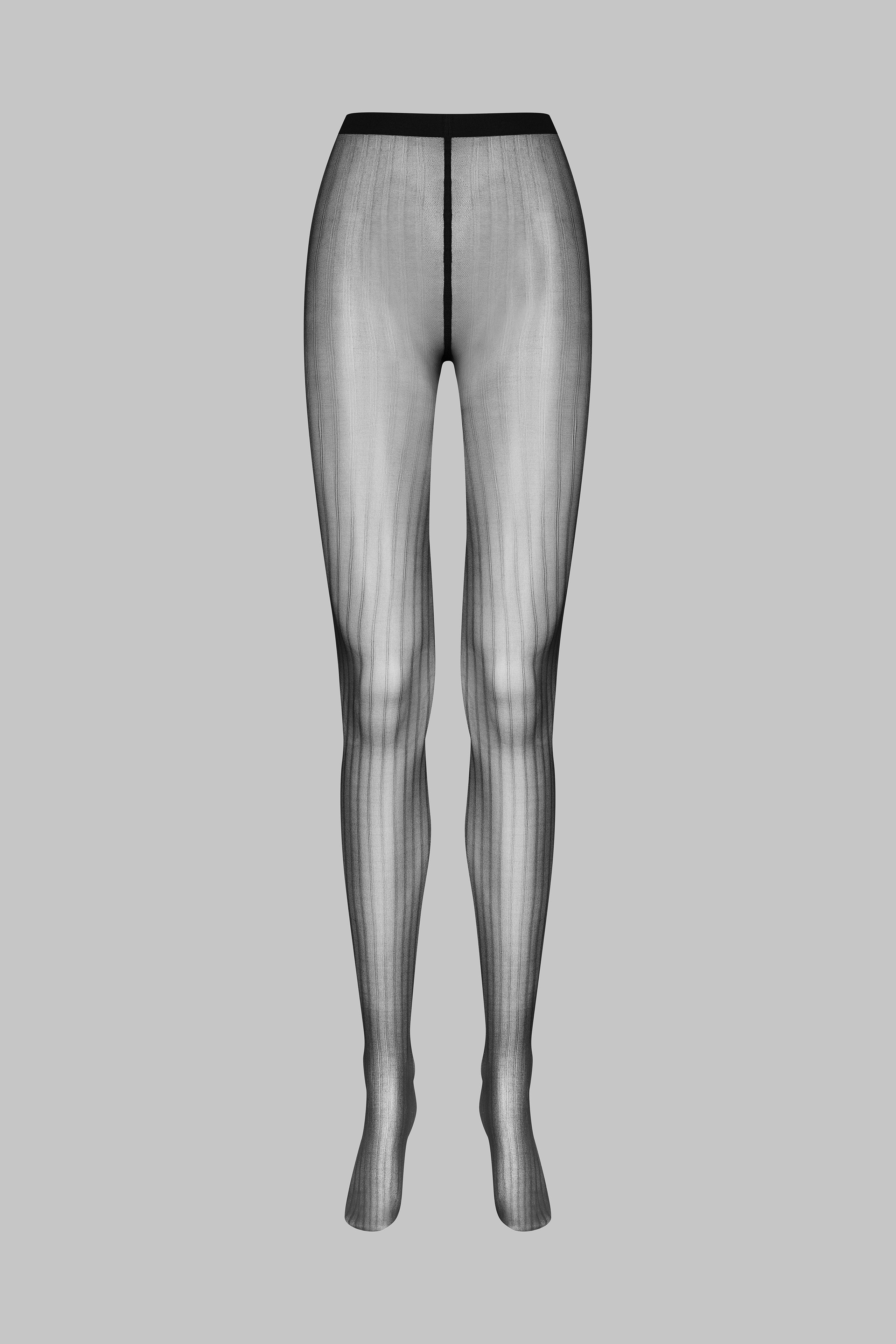 Collants illusion rayures 30D - Legwear