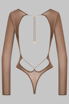 Body string dos ouvert manches longues - French Kiss Light