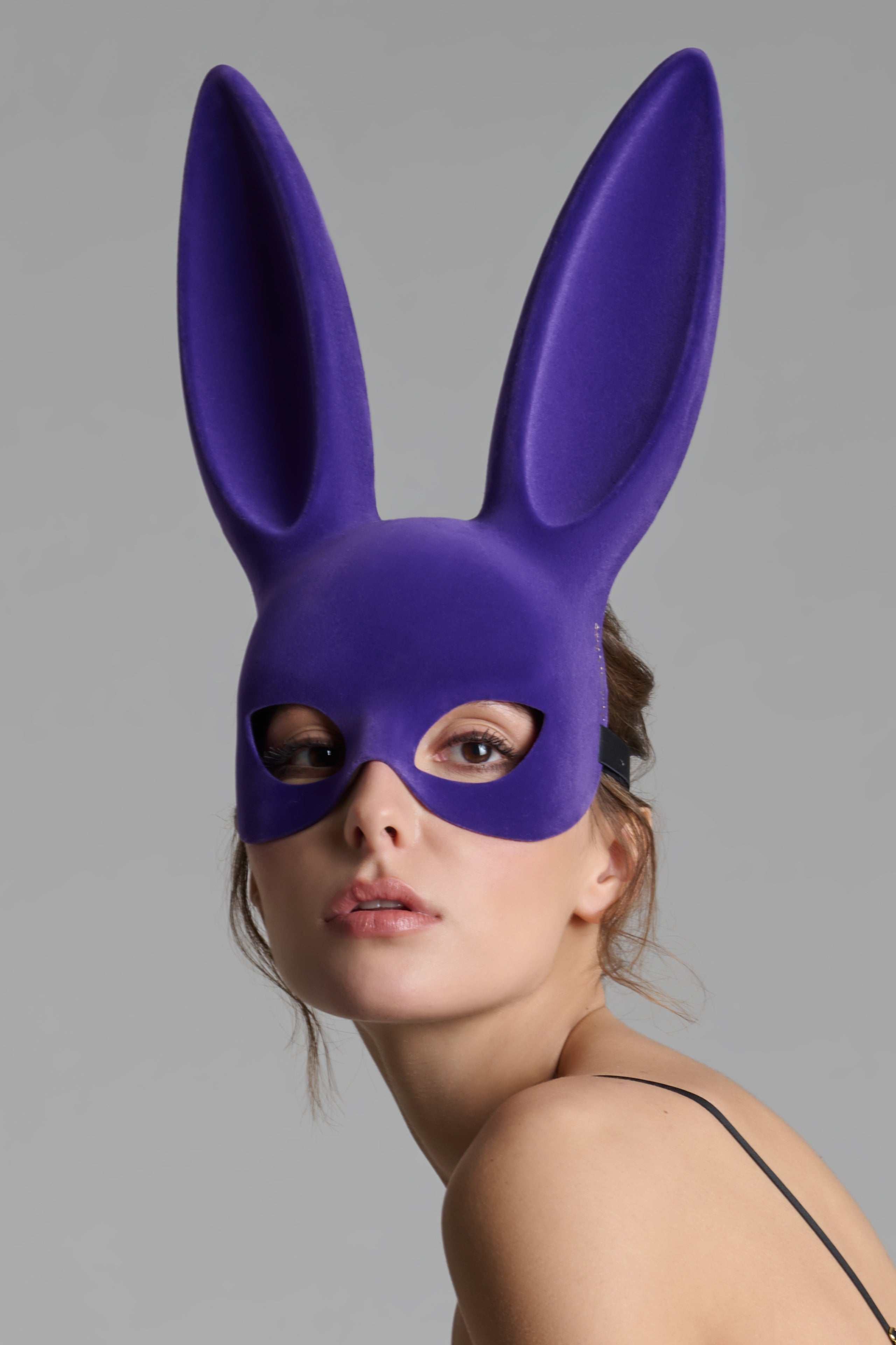 Masque lapin velours - Bunny