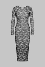 Robe midi manches longues - Flashback