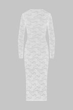 Robe midi manches longues - Flashback