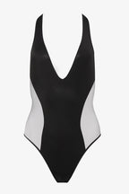 Maillot de bain une pièce dos nu - Minuit