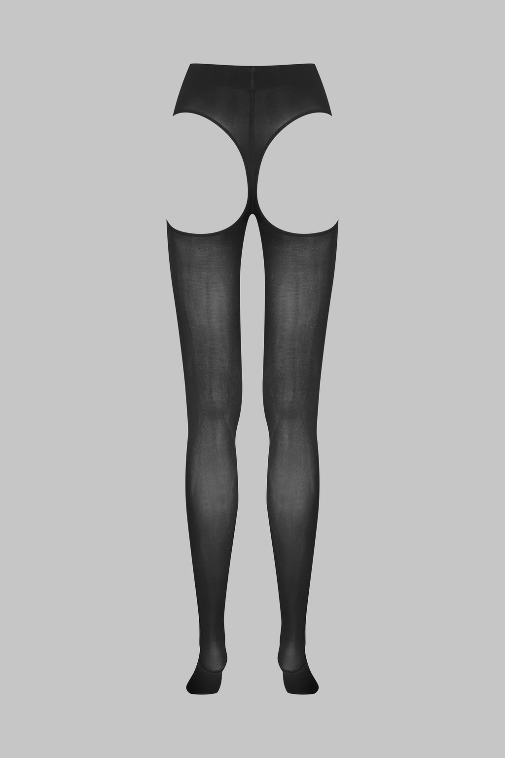 Collant Dos Ouvert 70D - Noir - Scandale x Maison Close - LEGWEAR