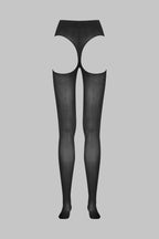 Collant Dos Ouvert 70D - Noir - Scandale x Maison Close - LEGWEAR