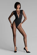 Catsuit col V manches longues - Pure Tentation