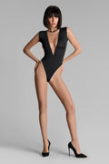 Catsuit col V manches longues - Pure Tentation