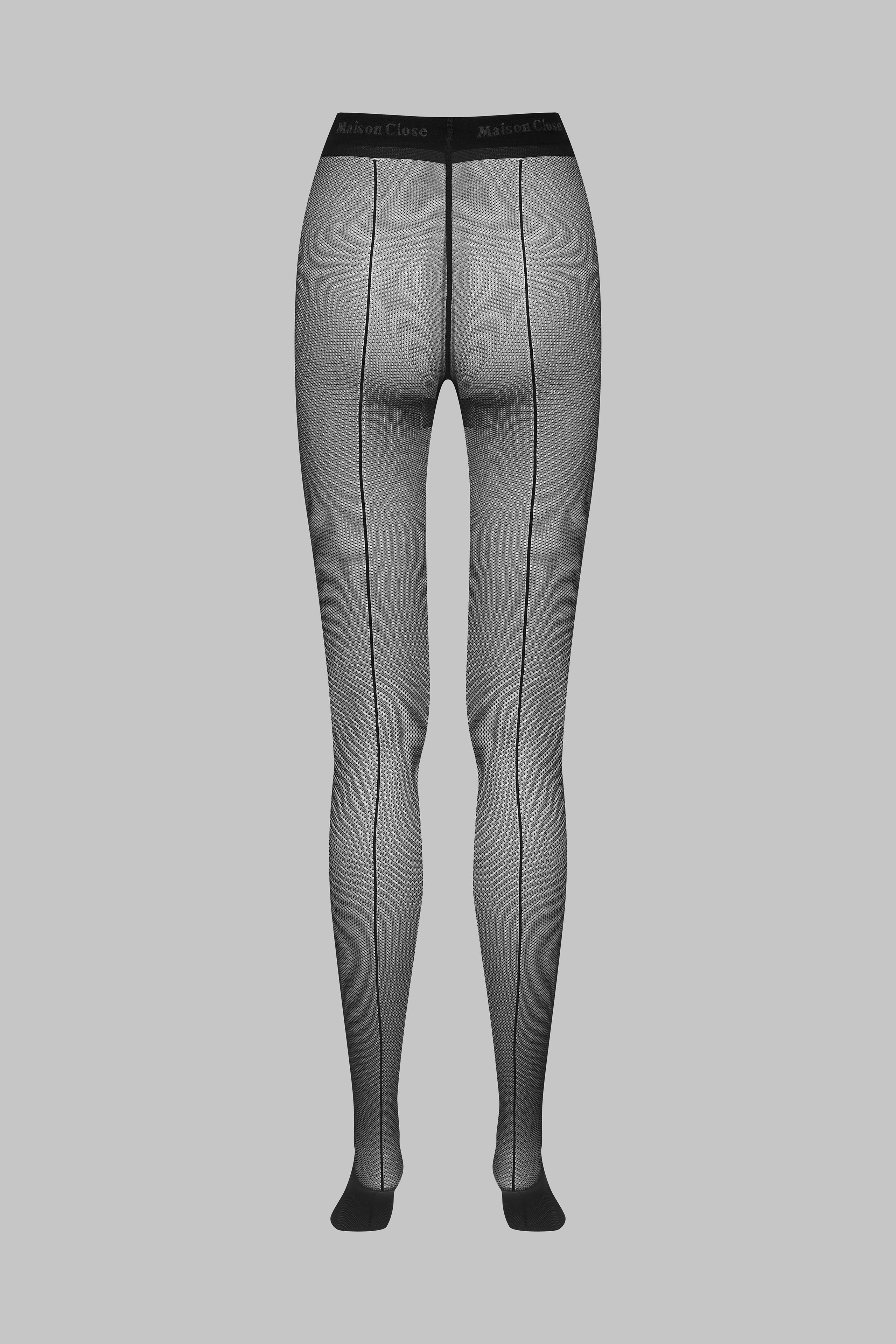 Collant illusion résille Signature couture 25D - Legwear