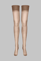 Bas nylon 15D - Marron - Legwear