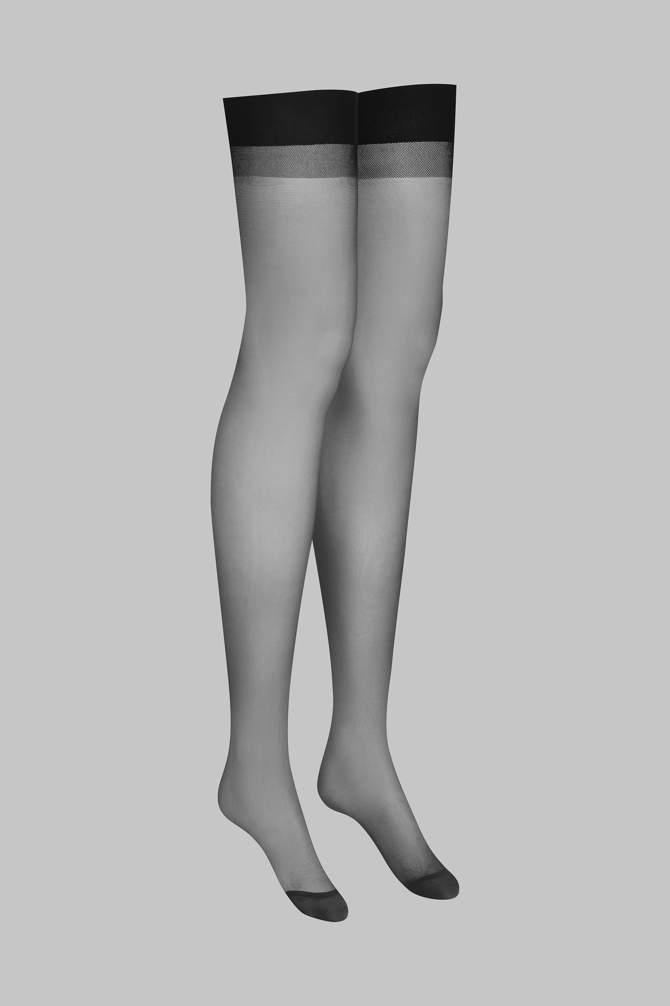Bas jarretières couture 20D - Legwear