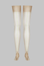 Bas nylon authentique couture fluo 15D - Legwear